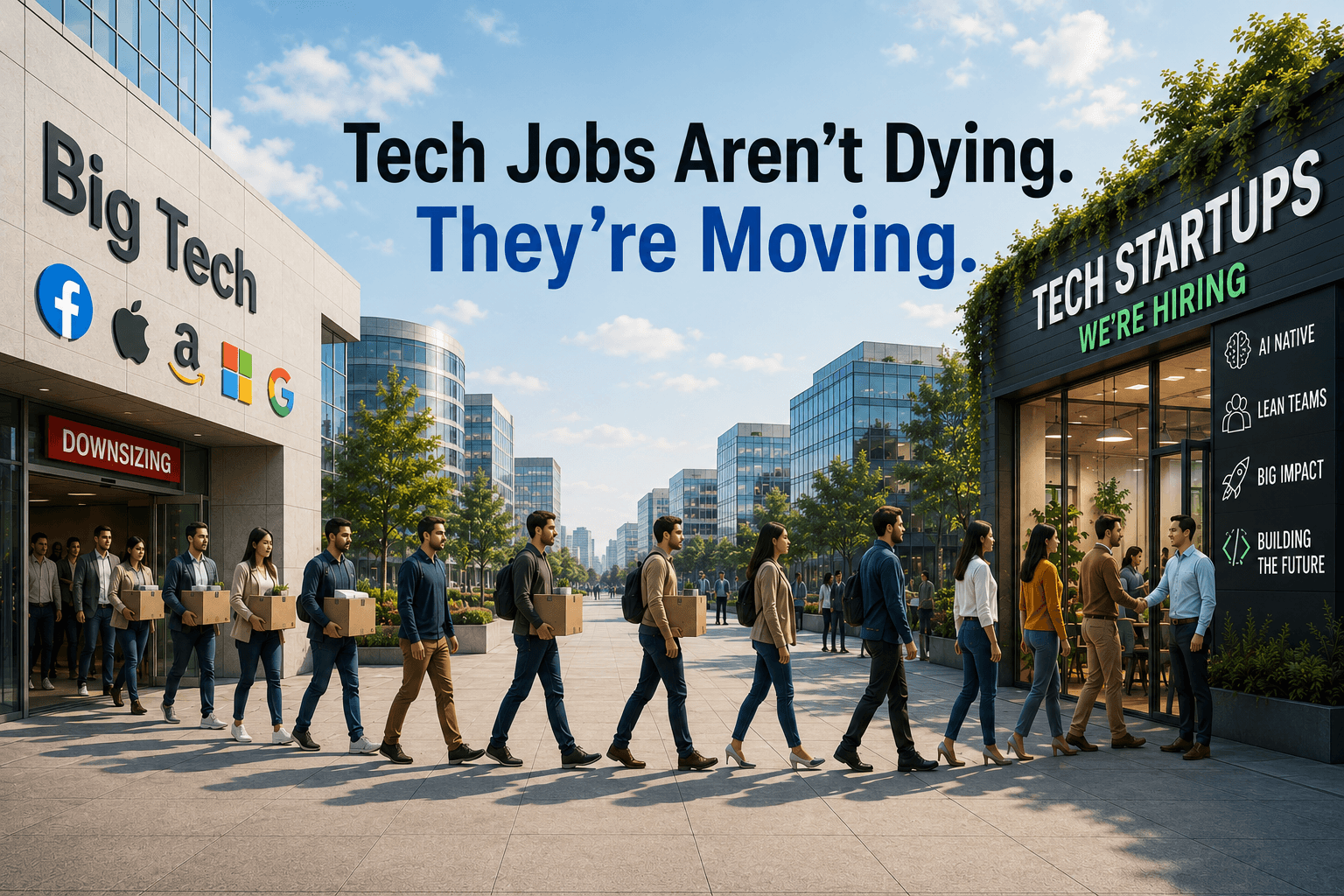 Tech jobs are shifting to the AI economy